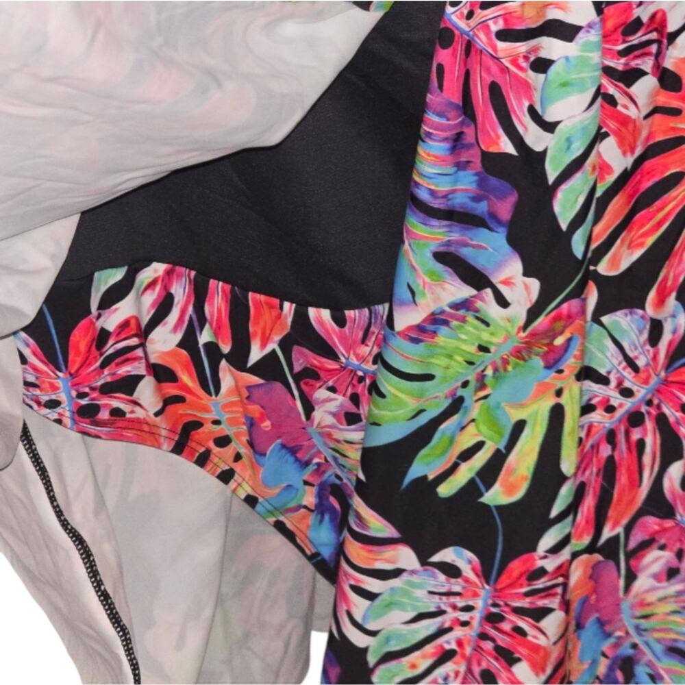 Nicole Miller Floral Print Women's Flyaway Tropical Print Swimsuit Plus Size 3X‎ - Picture 6 of 11